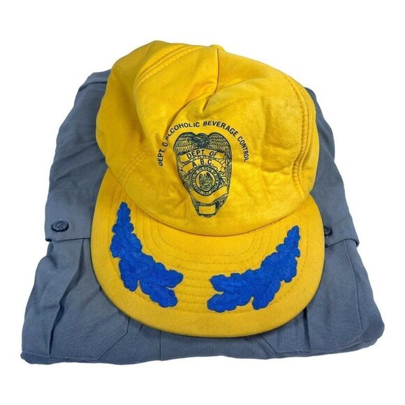 Vintage New Mexico Dept Alcoholic Beverage Control Inspector Uniform Shirt Hat - Picture 1 of 11